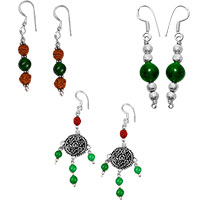 Green Jade Earrings